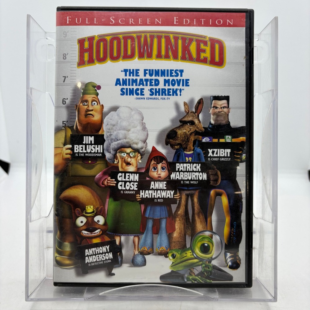 Hoodwinked DVD 2006 Full Screen Edition Animated Family Comedy Movie